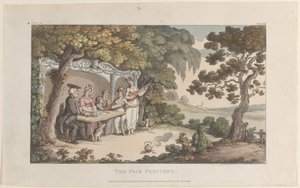 The Fair Penitent, from The Vicar of Wakefield, May 1, 1817 by Thomas Rowlandson