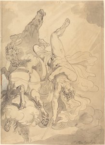 The Fall of Phaeton by Thomas Rowlandson
