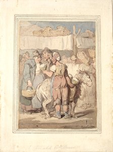 The Fine White Cauliflower by Thomas Rowlandson