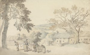 The Harvesters by Thomas Rowlandson