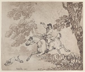The Huntsman by Thomas Rowlandson