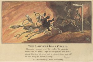 The Lawyers Last Circuit by Thomas Rowlandson