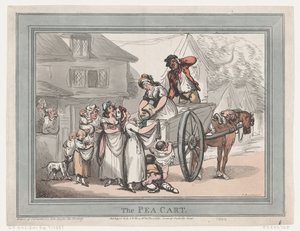 The Pea Cart, April 16, 1788 by Thomas Rowlandson