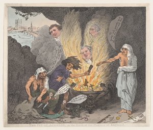 The Pit of Acheron or The Birth of the Plagues of England, January 28, 1784