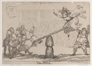 The Poll, April 12, 1784 by Thomas Rowlandson