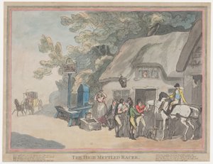 The Post Horse (from The Life of a Racehorse, or The High-Mettled Racer) by Thomas Rowlandson