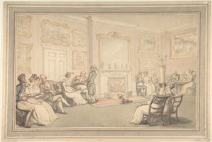 The Reception by Thomas Rowlandson