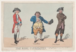The Rival Candidates by Thomas Rowlandson