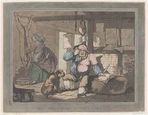 The Triumph of Sentiment by Thomas Rowlandson