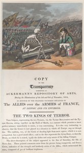 The Two Kings of Terror, November 1813 by Thomas Rowlandson