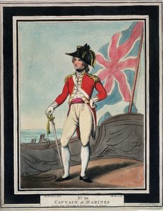 The naval captain, in the Royal Navy, in the 18th century