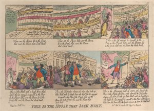 This is the House that Jack Built, September 27, 1809 by Thomas Rowlandson
