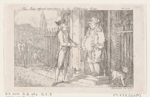 Tom Jones Refused Admittance by the Nobleman
