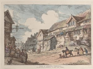 View of Liskard, Cornwall by Thomas Rowlandson