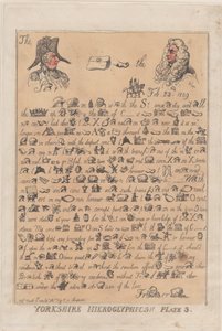 Yorkshire Hieroglyphics, Plate 3 by Thomas Rowlandson
