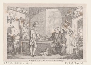 Young Adams Catechised by Parson Adams, from The Adventures of Joseph Andrews by Thomas Rowlandson
