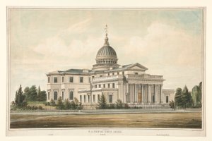 N.E. View of State House Built 1794 - Trenton, N.J. Altered & Enlarged 1845-6 by Thomas S. Sinclair