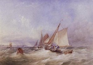 In the Solent by Thomas Sewell Robins