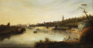 View of an English City by Thomas Sewell Robins