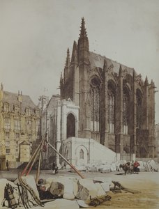 La Sainte Chapelle, from Picturesque Architecture in Paris, published 1839 by Thomas Shotter Boys