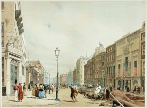 Piccadilly, Looking Towards the City, plate seventeen from Original Views of London as It Is