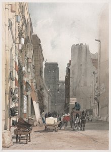 Picturesque Architecture in Paris, Ghent, Antwerp, Rouen: Notre Dame, Paris, 1839 by Thomas Shotter Boys