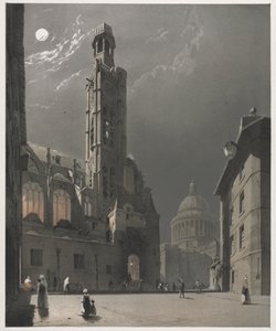 Picturesque Architecture in Paris, Ghent, Antwerp, Rouen: St. Etienne du Mont