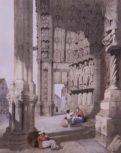 South Porch of Chartres Cathedral, illustration from 