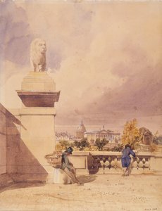 The Concorde Bridge seen from the terrace of the Tuileries by Thomas Shotter Boys