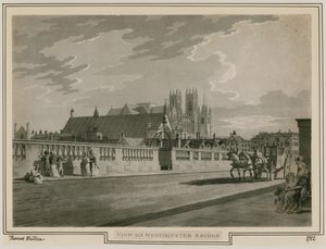 View of Westminster Bridge by Thomas Snr. Malton