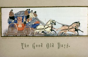 The Good Old Days (Royal Mail Coach) by Thomas Stevens