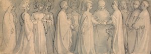 Frieze of a Medieval Wedding