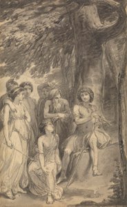 One of Six Illustrations to Fenelon