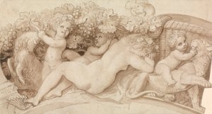 Relief Design for a Silver Salt Cellar by Thomas Stothard