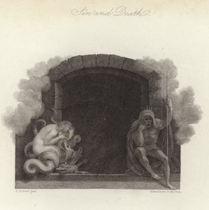 Sin and Death by Thomas Stothard
