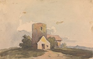 Landscape with Building Structure by Thomas Sully
