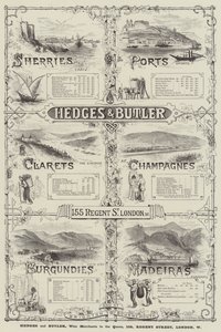 Advertisement, Hedges and Butler by Thomas Sulman