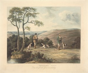 A Set of Four - Shooting: Plate III. Dogs Brought the Fame & Reloading
