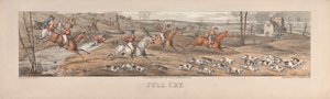 A Set of Four: Full Cry. London, pub. by Thos. McLean, 1824 by Thomas Sutherland