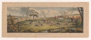 Pack of Beagles Hunting a Hare by Thomas Sutherland