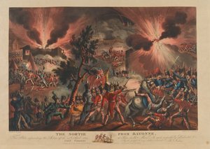 The Sortie from Bayonne, 1814 by Thomas Sutherland