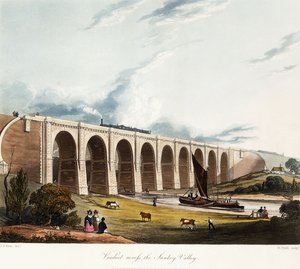 Viaduct Across the Sankey Valley, 1831