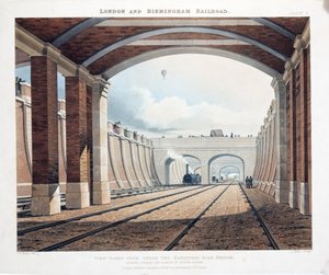 View Taken from Under the Hampstead Road Bridge, Looking Towards the Station at Euston Square by Thomas Talbot Bury