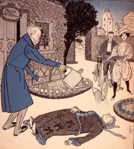 The Visit of the Newlyweds by Thomas Theodor Heine