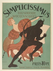 Simplicissimus, Illustrated Weekly by Thomas Theodor Heine