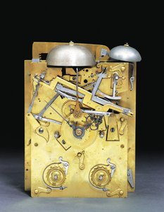 (Detail) of a James II Mounted Striking Bracket Clock with Pull Quarter Repeat, No. 166