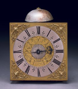 Square Dial of a Charles II Thirty Hour Longcase Clock, c.1680