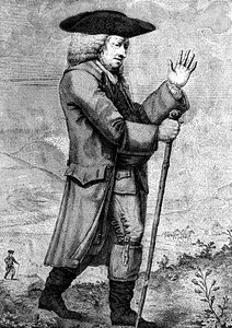 Dr Johnson in his travelling dress, as described in Boswells Tour, c1773, 1786