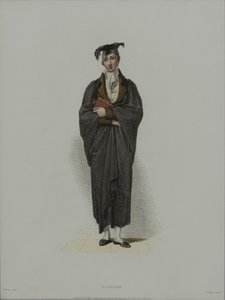 Scholar, engraved by J. Agar, published in R. Ackermann