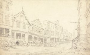 Watergate Street, Chester by Thomas Webster